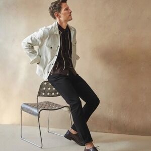 Todd Snyder | 5 Pocket Bedford Corduroy Black Mens Slim Stretch 32X30